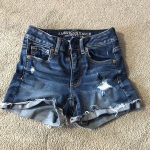 High waited Jean shorts